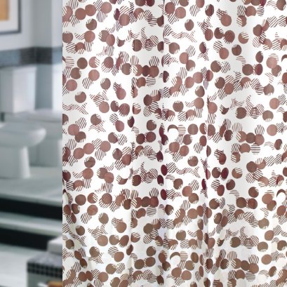 TEXTILE SHOWER CURTAIN POLYFETTA-HOMETEX