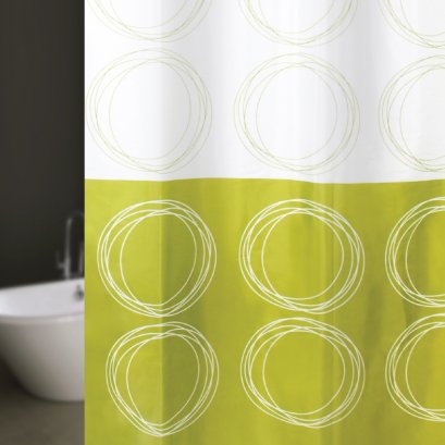 TEXTILE SHOWER CURTAIN POLYFETTA-HOMETEX