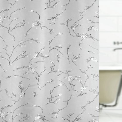 TEXTILE SHOWER CURTAIN POLYFETTA-HOMETEX