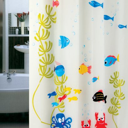 PLASTIC SHOWER CURTAIN EVATEX