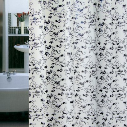 PLASTIC SHOWER CURTAIN EVATEX