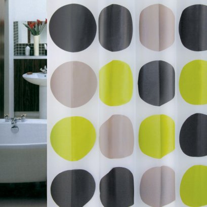 PLASTIC SHOWER CURTAIN EVATEX