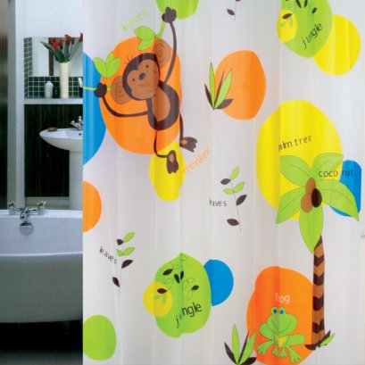 PLASTIC SHOWER CURTAIN EVATEX