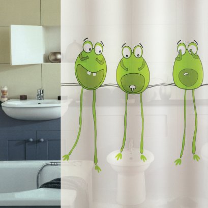 PLASTIC SHOWER CURTAIN EVATEX