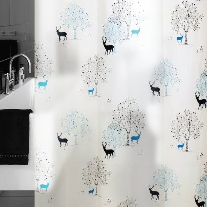 PLASTIC SHOWER CURTAIN EVATEX