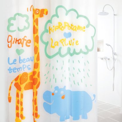 PLASTIC SHOWER CURTAIN EVATEX