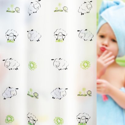 PLASTIC SHOWER CURTAIN EVATEX