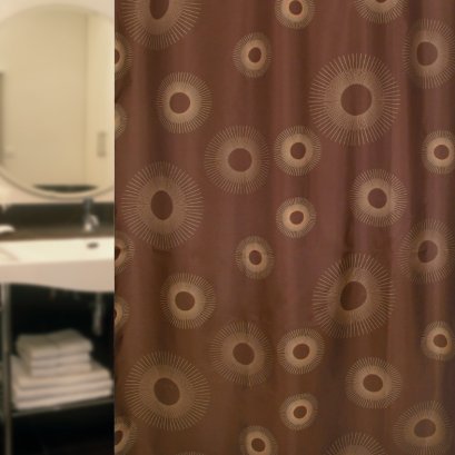 TEXTILE SHOWER CURTAIN POLY ADVANCE-BEAUTYTEX