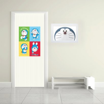 มู่ลี่ประตู รุ่น โดราเอมอน