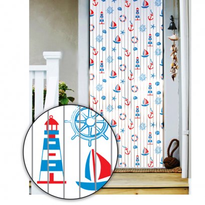 มู่ลี่ประตูแบบพิมพ์ลายเต็มผืน