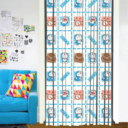 มู่ลี่ประตู รุ่น โดราเอมอน