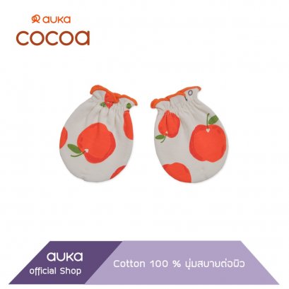 Auka ถุงมือเด็กแรกเกิด Free Size ,Collection Cocoa Apple
