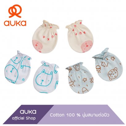 Auka ถุงมือเด็กแรกเกิด Free Size, Auka My Team