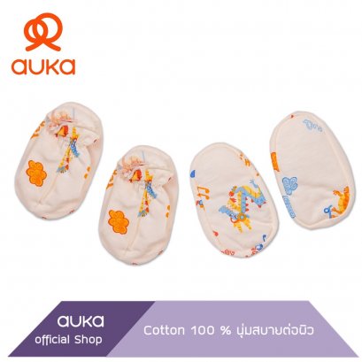 Auka ถุงเท้าเด็กแรกเกิด Free Size,Auka Funny Dargon (Basic)