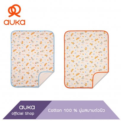 Auka ผ้าห่มเด็ก เด็กแรกเกิด - 18 เดือน Size 30x40 inc., Auka Funny Dargon (Basic)