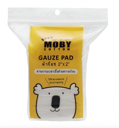 Moby ผ้าก๊อซเช็ดลิ้น