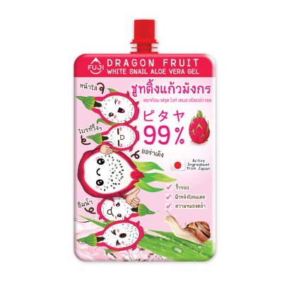 FUJI DRAGON FRUIT WHITE SNAIL ALOE VERA GEL