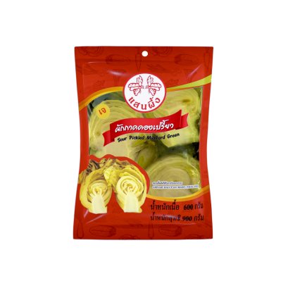 Sour Pickled Mustard Green 900g San Pueng Brand