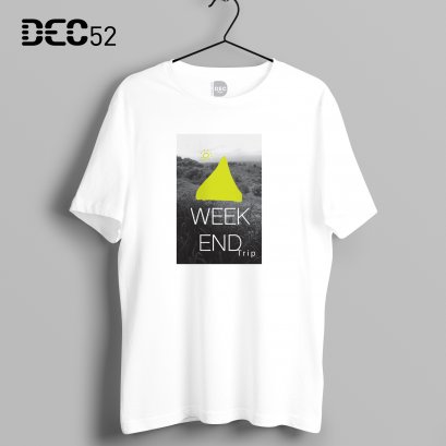 เสื้อยืดขาว camping