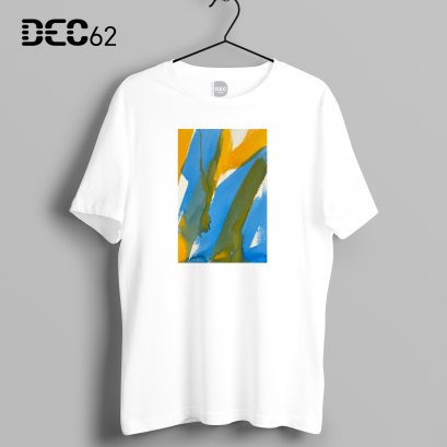 เสื้อยืดขาว Abstract Art 5