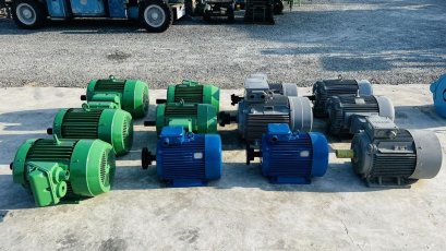 มอเตอร์ไฟฟ้ากำลัง THREE PHASE INDUCTION MOTOR งานญี่ปุ่น และ ยุโรป ขนาด 50~60~75 HP 2 POLE / 4 POLE 380V