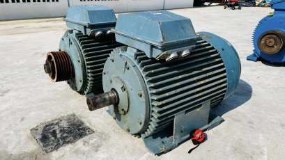 มอเตอร์ไฟฟ้ากำลังรอบช้า ABB MOTOR ขนาด 75 HP 6 POLE 988 RPM 380V สภาพสวยลวดเดิมหมุนนิ่มพร้อมใช้