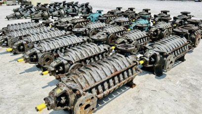 ปั้มน้ำหลายใบพัดญี่ปุ่น(Multistage) TAKASAGO PUMP JAPAN  ขนาดท่อ 1.5” / 2” มีตั้งแต่รุ่น 2 ใบพัดไปจนถึง 9 ใบพัด ใช้กับมอเตอร์ขนาด 3 - 7.5 HP #ของใหม่เก็บสแปยังไม่ได้ใช้งาน