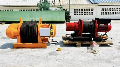 วินซ์สลิงไฟฟ้าเก่าญี่ปุ่น(กว้าน) ขนาด 1000 และ 3000 KG ระบบไฟ 380V สภาพสวยพร้อมใช้