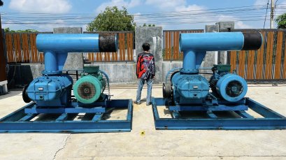 รูทโบลเวอร์อัดอากาศญี่ปุ่น(ROOT BLOWER) ARC UNOZAWA JAPAN Model : 250 ขนาดท่อ 10”