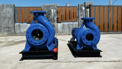 ชุดปั้มน้ำหอยโข่ง ELECTRA PUMP  ใบพัดทองเหลือง ระบบไฟ 380V