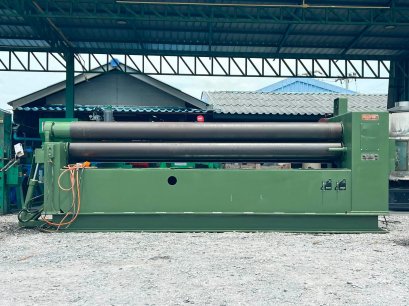 เครื่องม้วนเหล็กแผ่นงานยุโรป  ROUNDO SWEDEN   ระบบไฮดรอลิคขนาดยาว 10 ฟุต 3050 x 6 mm ม้วนหนา 6 ~ 12 mm 380V