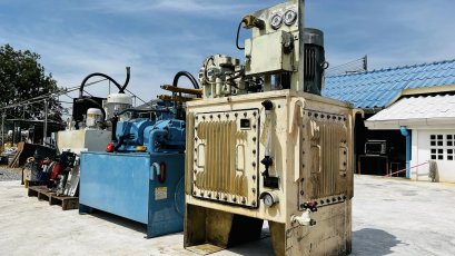 ชุดต้นกำลังปั้มน้ำมันไฮดรอลิค(PowerUnit) ขนาด 15 HP / ถังพัก 400 Litr. พร้อมวาล์วคอนโทรลไฟฟ้า ระบบไฟ 380V