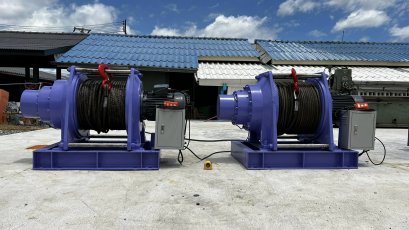 รอกกว้านสลิงไฟฟ้ารุ่นงานหนัก(COMEUP_WINCH) COMEUP Model : CWG31500 / Capacity : 3500 kg / มอเตอร์ 7.5 HP 6 P 380V