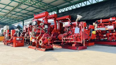 ชุดปั้มดับเพลิง_FIREPUMP งานตัดประมูล ใช้ในโรงงานอุตสาหกรรม ห้าง โรงแรม และ อาคารสูง เข้ามาหลายชุด