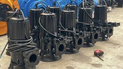ปั้มจุ่มแช่ไดโว่(Submersible) TSURUMI PUMP ขนาด 2 HP ท่อ 3” 380V
