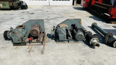 รูทโบลเวอร์อัดอากาศเก่าญี่ปุ่น ANLET JAPAN ชุดรูทโบลเวอร์ เบอร์ 125 (ท่อ 5”) พร้อมมอเตอร์ 10 HP