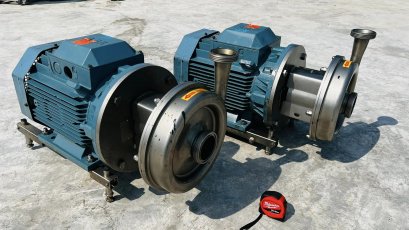 ปั้มเคมีสเตนเลส ALFA LAVAL DENMARK มอเตอร์ ABB 25 HP ขนาดท่อ 3”- 2” / 380V ปั้มเคมีสเตนเลส ใช้ในอุตสาหกรรมอาหาร / ยา / เคมีภัณฑ์ / โรงงานอุตสาหกรรม โรงพยาบาล ในงานอุปโภคและบริโภค