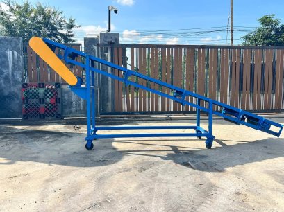 สายพานลำเลียง(CONVEYOR) ขนาดความยาว 4 เมตร / หน้ากว้าง 60 cm / แบบเรียบ 380V พร้อมใช้