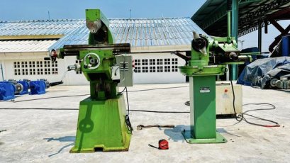 เครื่องลับดอกสว่านและล้อมีดเดี่ยวมินิ ของสภาพสวยพร้อมใช้ ~ ลับดอกสว่าน TOA KIKAI JAPAN 23-35 mm / ไฟญี่ปุ่น 200V (3 สาย)~ ล้อมีดเดี่ยวมินิ JINN JYE TAIWAN / ไฟ 380V