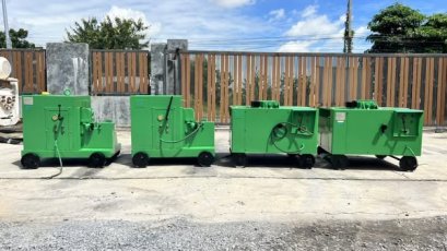 เครื่องดัดและตัดเหล็กงานก่อสร้าง(Hydraulic systems) COPCO ระบบการทำงานแบบไฮดรอลิค ดัด / ตัด  Capacity : 32 mm 380V