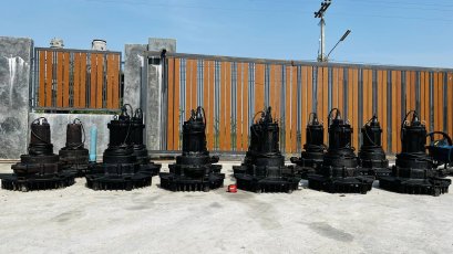 ปั้มเติมอากาศบ่อบำบัด TRUSUMI PUMP JAPAN ขนาดท่อ 2” ระบบไฟ 380V