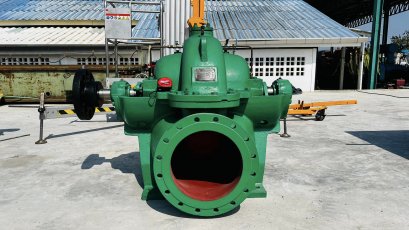 หัวปั้มน้ำสปริทเคสญี่ปุ่น(SplitcasePump) EBARA JAPAN ขนาดใหญ่ 14”- 12” / Q : 1000 m3/h / H : 30 m / ใช้กับมอเตอร์ 180-220 HP