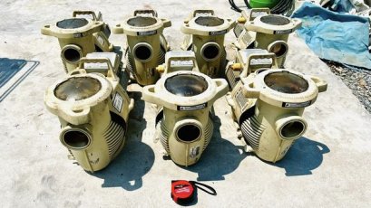 ปั้มสระว่ายน้ำ PENTAIR PUMP USA ขนาด 3 HP ท่อ 3&rdquo; ระบบไฟ 380V สภาพสวยพร้อมใช้