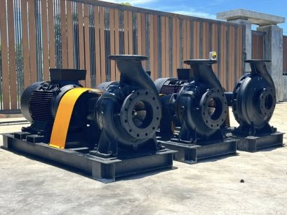 ชุดปั้มน้ำกรุนฟอสต์ GRUNDFOS ใบพัดทองเหลือง / ขนาดท่อ 8”~ 6” / มอเตอร์ 60 HP 380V