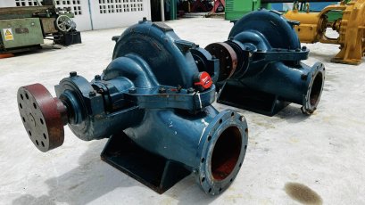 หัวปั้มน้ำสปริทเคสมือสอง ขนาดใหญ่ของจีน ขนาด 10”- 6” (ติดไม่หมุนขายตามสภาพ)