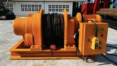 กว้านสลิงเก่าญี่ปุ่น TKK JAPAN ขนาด 2000 kg ระบบไฟ 380V