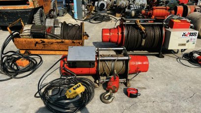 กว้านสลิงไฟฟ้า(WINCH) ระบบไฟ 220V และ 380V สภาพสวยพร้อมใช้ เข้ามา 3 ตัว