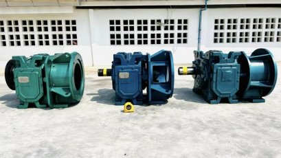 เกียร์บ้อคงานญี่ปุ่น(GEAR_BOX) SUMITOMO PARAMAX JAPAN อัตราทด 1 : 4 (360 rpm) ใช้กับมอเตอร์ 20-30 HP สภาพสวยหมุนนิ่มพร้อมใช้