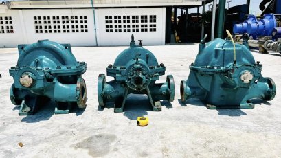 หัวปั้มน้ำสปริทเคส(SplitcasePump)KIRLOSKAR ใบพัดทองเหลือง ( CAPACITY - ของใหม่เพลทยังไม่ได้ตอก) ขนาดกำลังน่าใช้ ปั้มยิงระยะไกลจะชนมอเตอร์ / เครื่องยนต์ได้หมด เหมาะกับอุตสาหกรรมโรงงาน หรือ สวนเกษตร