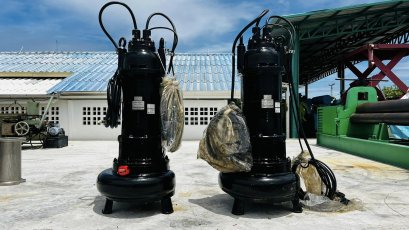 ปั้มจุ่มแช่ไดโว่(Submersible) TERAL SUBMERSIBLE JAPAN  ขนาดท่อ 8”- 8” / H : 30.5 m / Q : 300 m3/h // มอเตอร์ 60 HP / 380V